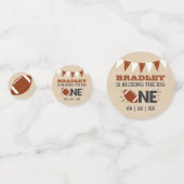 大物を蹴ること |サッカーの誕生日 コンフェッティ (正面)