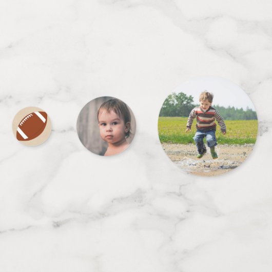 大物を蹴ること |サッカーの誕生日 コンフェッティ (裏面)