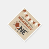 大物を蹴ること |サッカーの誕生日 スタンダードカクテルナプキン (角)