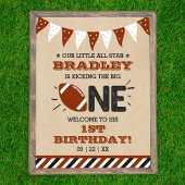 大物を蹴ること |サッカーの誕生日 ポスター