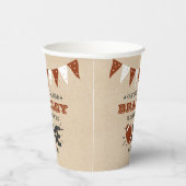 大物を蹴ること |サッカーの誕生日 紙コップ (右)