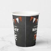 大物を蹴ること |サッカーの誕生日 紙コップ (右)