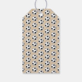 大物を蹴ること |サッカー1回目の誕生日 ギフトタグ (裏面)