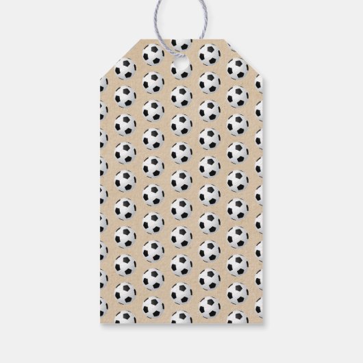 大物を蹴ること |サッカー1回目の誕生日 ギフトタグ (裏面)