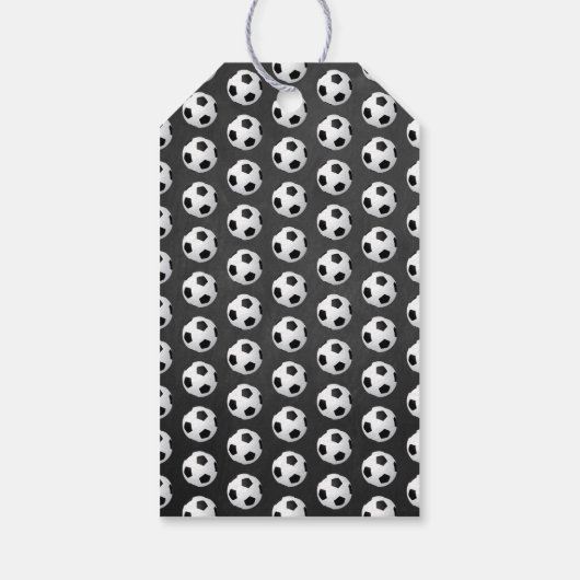 大物を蹴ること |サッカー1回目の誕生日 ギフトタグ (裏面)