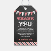 大物を蹴ること |サッカー1回目の誕生日 ギフトタグ (正面)