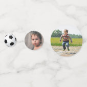 大物を蹴ること |サッカー1回目の誕生日 コンフェッティ (裏面)