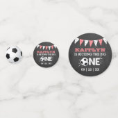 大物を蹴ること |サッカー1回目の誕生日 コンフェッティ (正面)