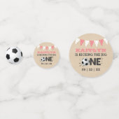 大物を蹴ること |サッカー1回目の誕生日 コンフェッティ (正面)