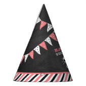 大物を蹴ること |サッカー1回目の誕生日 パーティーハット (左)