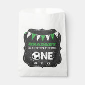 大物を蹴ること |サッカー1回目の誕生日 フェイバーバッグ (正面)