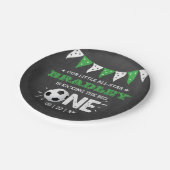 大物を蹴ること |サッカー1回目の誕生日 ペーパープレート (アングル)