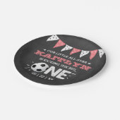 大物を蹴ること |サッカー1回目の誕生日 ペーパープレート (アングル)