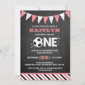 大物を蹴ること |サッカー1回目の誕生日 招待状 (正面)