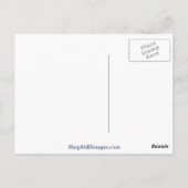 大物湾の水の上の月 ポストカード (裏面)