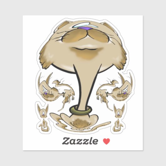 大猫一家 シール (シート)