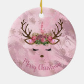 大理ガーリー石金ゴールド セラミックオーナメント (裏面)