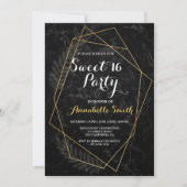 大理フェイク石の幾何学甘味16 招待状 (正面)