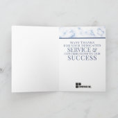 大理フェイク石ユニバーサル社員記念カード カード (内部)