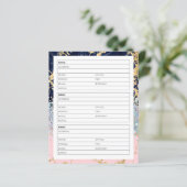 大理石およびグリッターのアドレス帳ページ (スタンド正面)