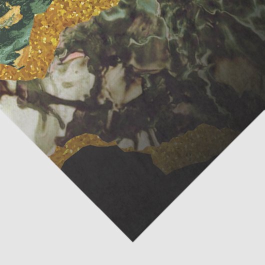 大理石およびグリッター抽象芸術テクスチャ 薄葉紙 (詳細)