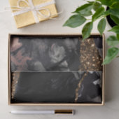 大理石およびグリッター抽象芸術 薄葉紙 (ギフト)