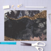 大理石およびグリッター抽象芸術 薄葉紙 (クラフト)