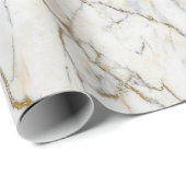 大理石および金ゴールドのギフトの包装紙 ラッピングペーパー (ロールコーナー)