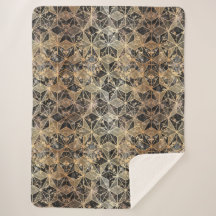 大理石および金ゴールドの幾何学的パターン