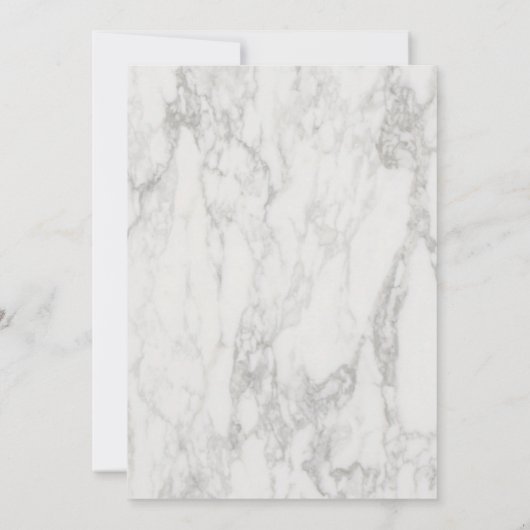 大理石お祝いオブライフ招待状と写真 招待状 (裏面)