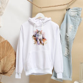 大理石という名前の猫 – 水彩スタイル Tシャツ