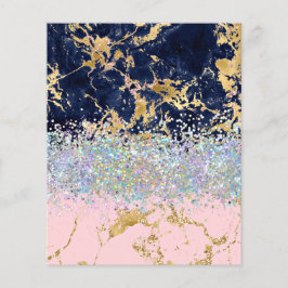 大理石とグリッターのスクラップブックの背景