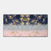 大理石とグリッターグラデーションのブレンド デスクマット (正面)