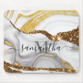 大理石とグリッター マウスパッド (正面)