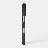 大理石とゴールド iPhone 16ケース (右側面)