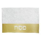 大理石とスタイリッシュ金ゴールドへブルぺサック通り 枕カバー (正面)