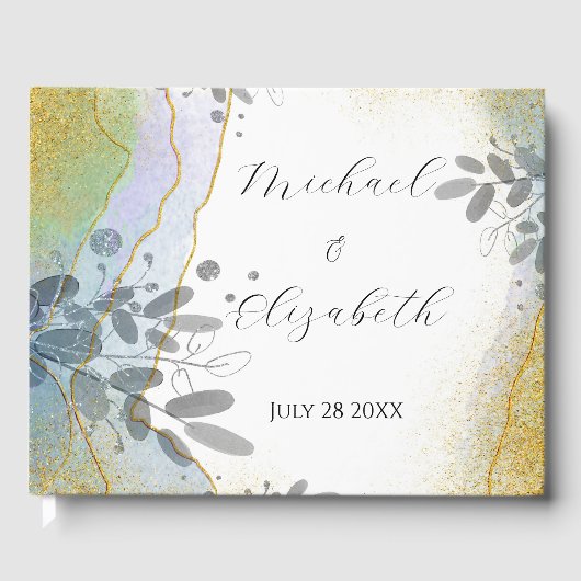 大理石と葉 ゲストブック (正面)