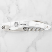 大理石と虎の頭 ソムリエナイフ (正面)