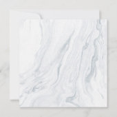 大理石と金ゴールドの結婚式の日付を保存 セーブザデート (裏面)