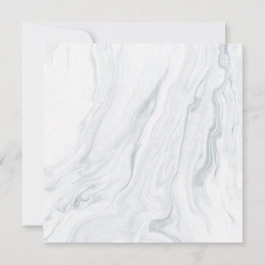 大理石と金ゴールドの結婚式の日付を保存 セーブザデート (裏面)