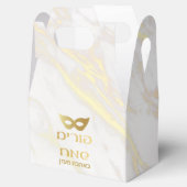 大理石と金ゴールドデザインミシュローマント フェイバーボックス (オープン)