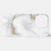 大理石と金ゴールドパターン iPhoneケース (裏面横)