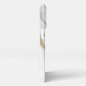 大理石と金ゴールドパターン iPhoneケース (右側面)