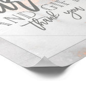 大理石と金属製のカードとギフト ポスター (角)