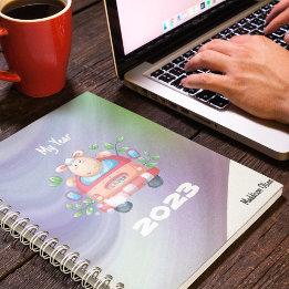 大理石にかわいい年の羊の名 プランナー手帳