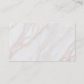 大理石にフェイク金ゴールドをホイル 名刺 (裏面)