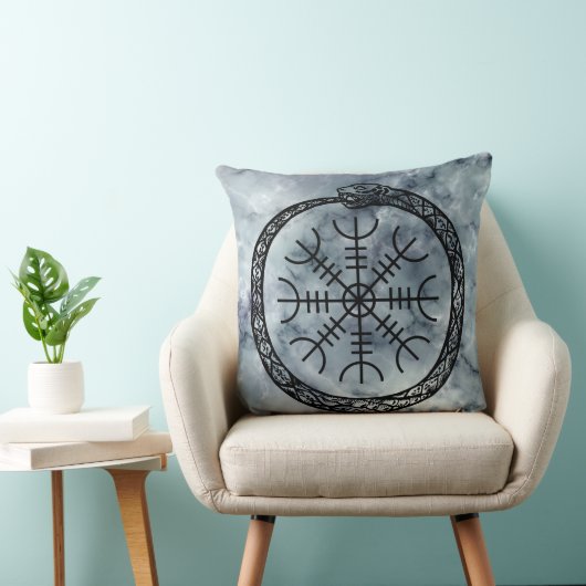 大理石に対する畏怖のヘルムを持つ北の世界のヘビ クッション (椅子)