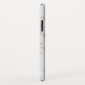 大理石のイニシャルおよび名前の電話箱 Case-Mate iPhoneケース (裏面/右)