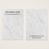 大理石のイヤリングホルダーディスプレイカード (正面&裏面)