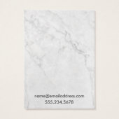 大理石のイヤリングホルダーディスプレイカード (裏面)